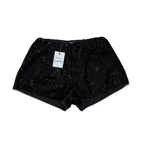 Forever 21 Pants - Glamorous Sequined Mini Shorts
